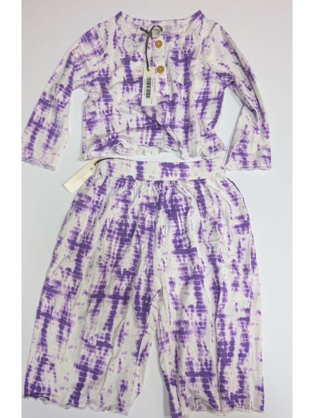 Kate Quinn The Woods Long Sleeve Jade Set Lavender Shibori 18-24 Months